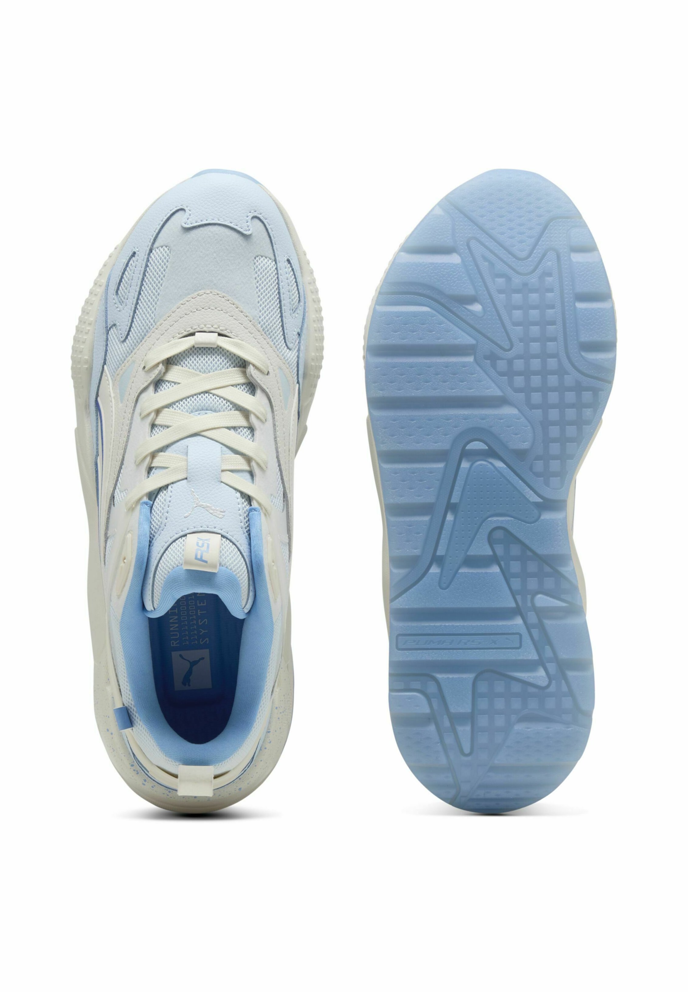 Puma EFEKT-QUATIC SNEAKERS - Sneakers basse - warm white/ clyde royal/team  light blue/bianco - Zalando.it