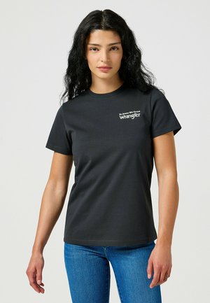 GRAPHIC TEE - T-shirt con stampa - faded black