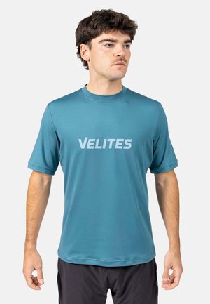 Velites sport, HOLO T-SHIRT PERFECT FIT CROSS TRAINING VELITES - Camiseta estampada - denim blue
