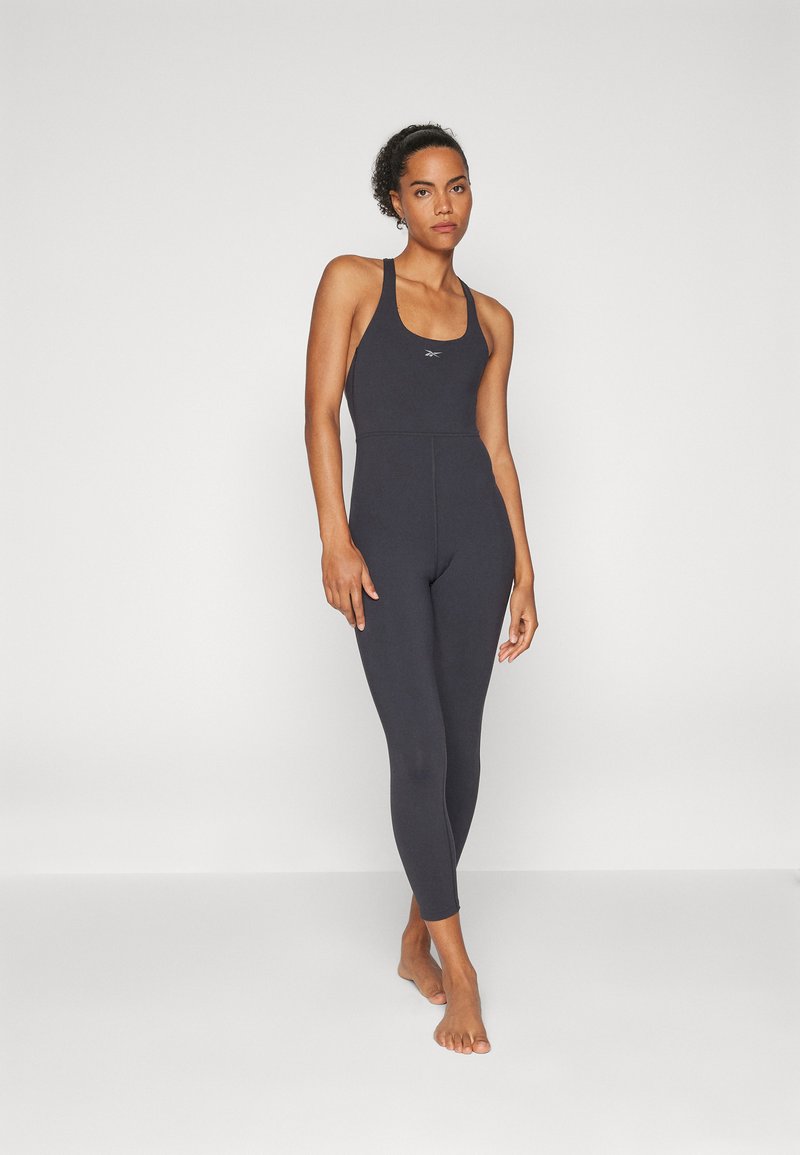 Reebok LUX 7/8 BODYSUIT - Gym suit - black - Zalando.ie