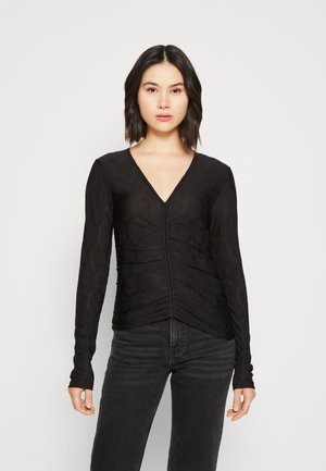 Gina Tricot LEXIE  - Μπλούζα με μακριά μανίκια - black