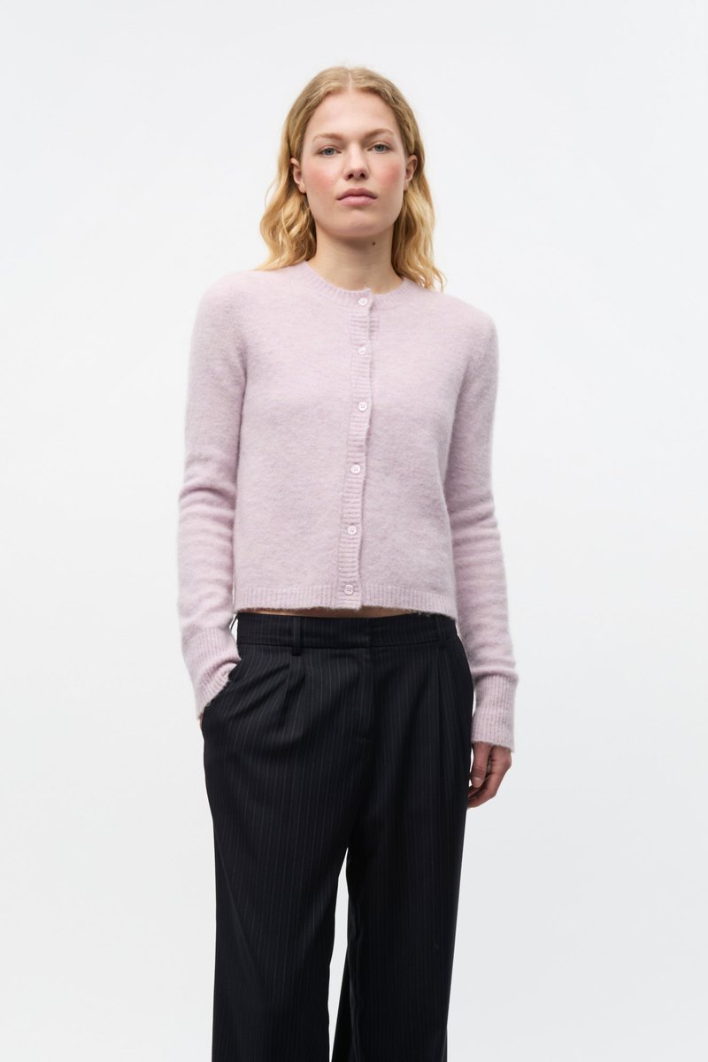 Envii ADA CARDIGAN - Neuletakki - lilac