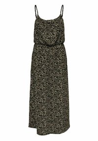 ONLY GEMUSTERTES TRÄGER - Maxi ruha - toasted coconut