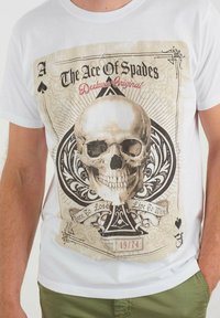 DEELUXE ACE - T-shirt print - white
