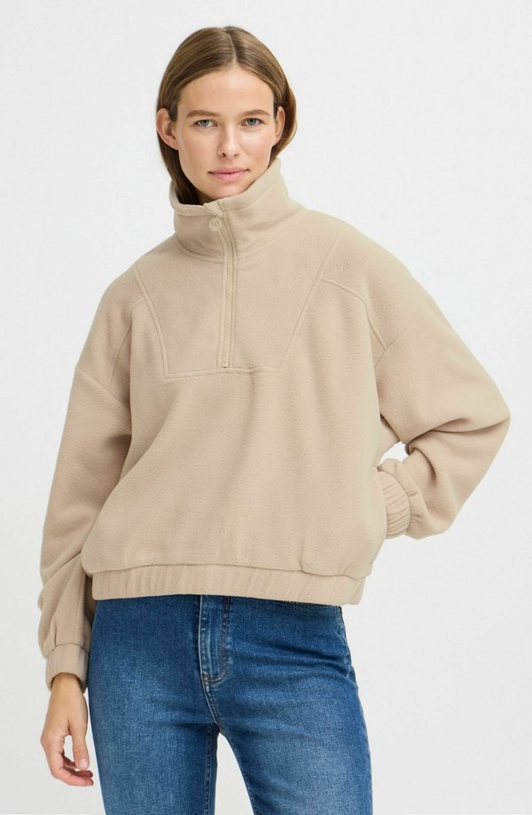 NBCONZA - Fleece jumper - simply taupe
