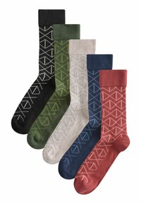 Unausgewählt, red blue green aztec
