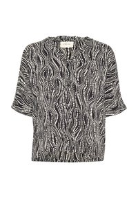 Unselected, black wavy dots