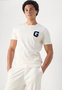 GANT GRAPHIC - Print T-shirt - cream