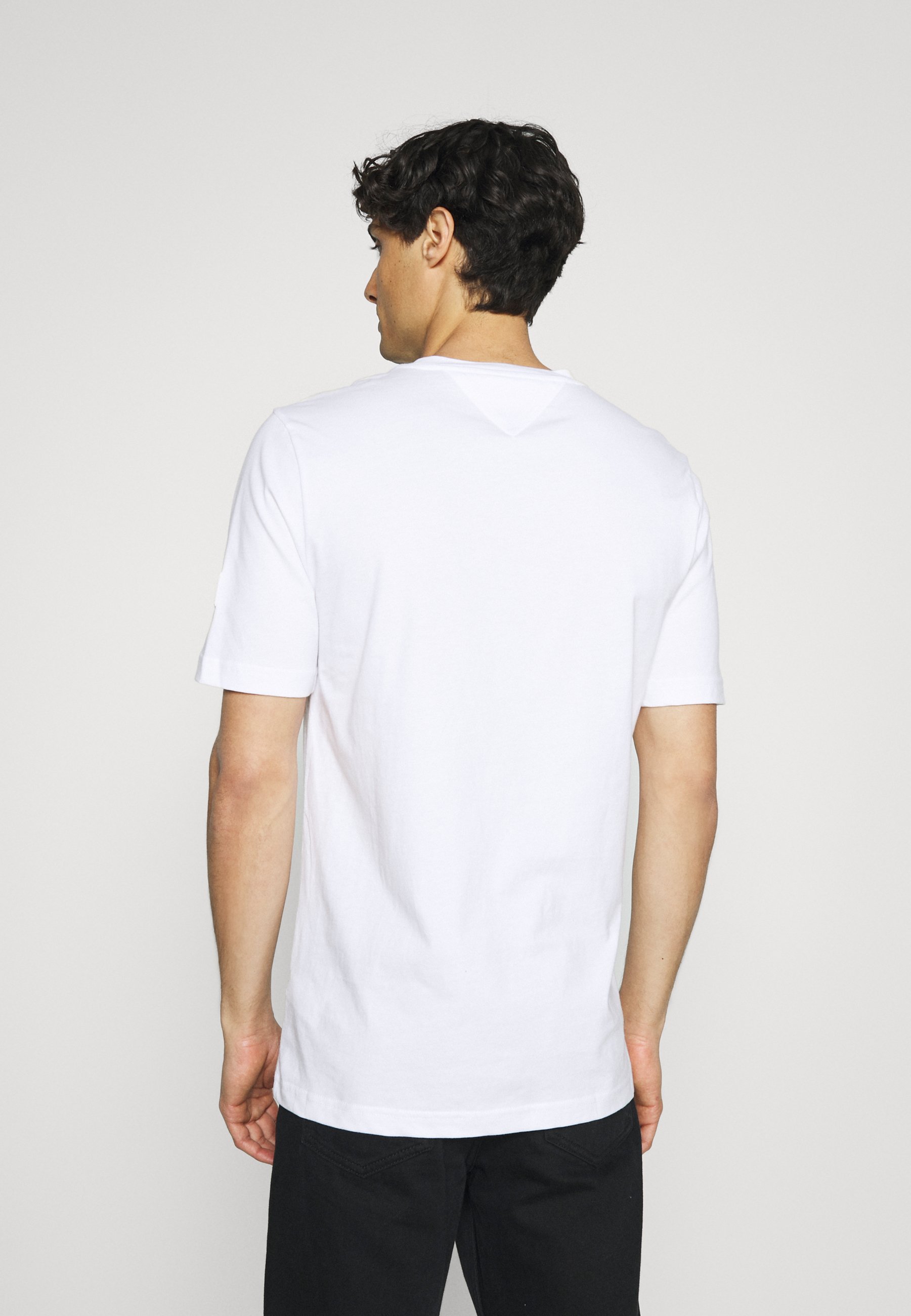 plain white shirt back