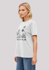 F4NT4STIC KANAGAWA WELLE GAI - Print T-shirt - weiß