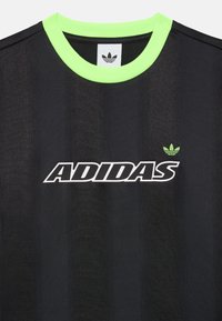 adidas Originals TEE UNISEX - Topper langermet - black/signal green