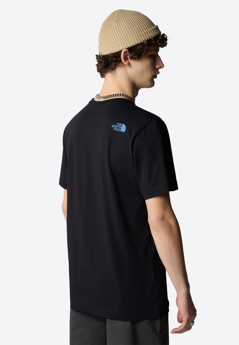 The North Face MOUNTAIN LINE TEE - Triko s potiskem - tnf black