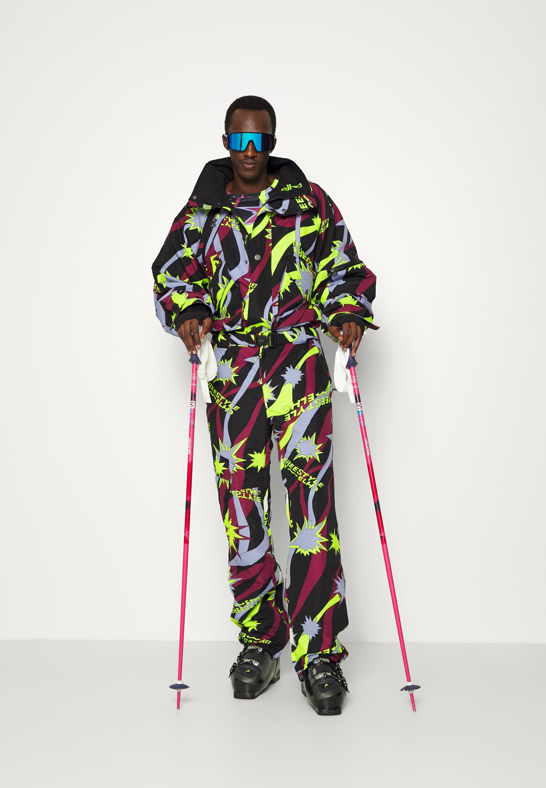 ELHO SNOW SUIT 89 - Pantaloni da neve - black/nero - Zalando.it