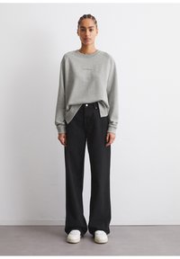 Marc O'Polo DENIM CREW NECK  - Sweatshirt - stone melange