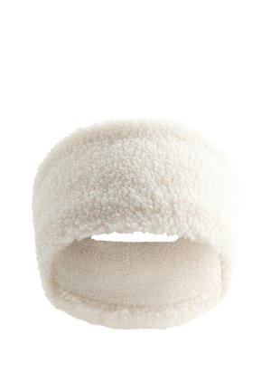 OYSHO, FAUX-SHEARLING HEADBAND - Cache-oreilles - ecru