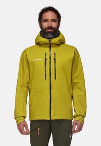 Mammut TAISS HOODED - Giacca hard shell - aura black