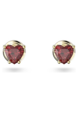 Swarovski CHROMA STUD EARRINGS HEART - Pendientes - red