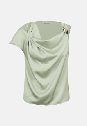 Anna Field by Zalando, SATIN HARDWARE DETAIL - Μπλούζα - dark green