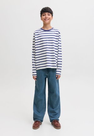 Jack & Jones Kids, JJIALEX JJCARPENTER AT 233 JNR UNISEX - Дънки със свободна кройка - blue denim