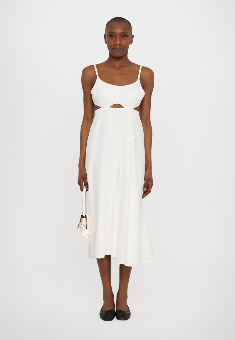 Victoria Beckham CAMI MIDI DRESS - Day dress - white - Zalando.co.uk