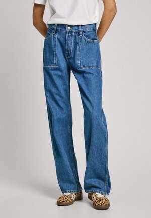 Pepe Jeans REVERSE LW - Jeans a sigaretta - oz blue rigid denim