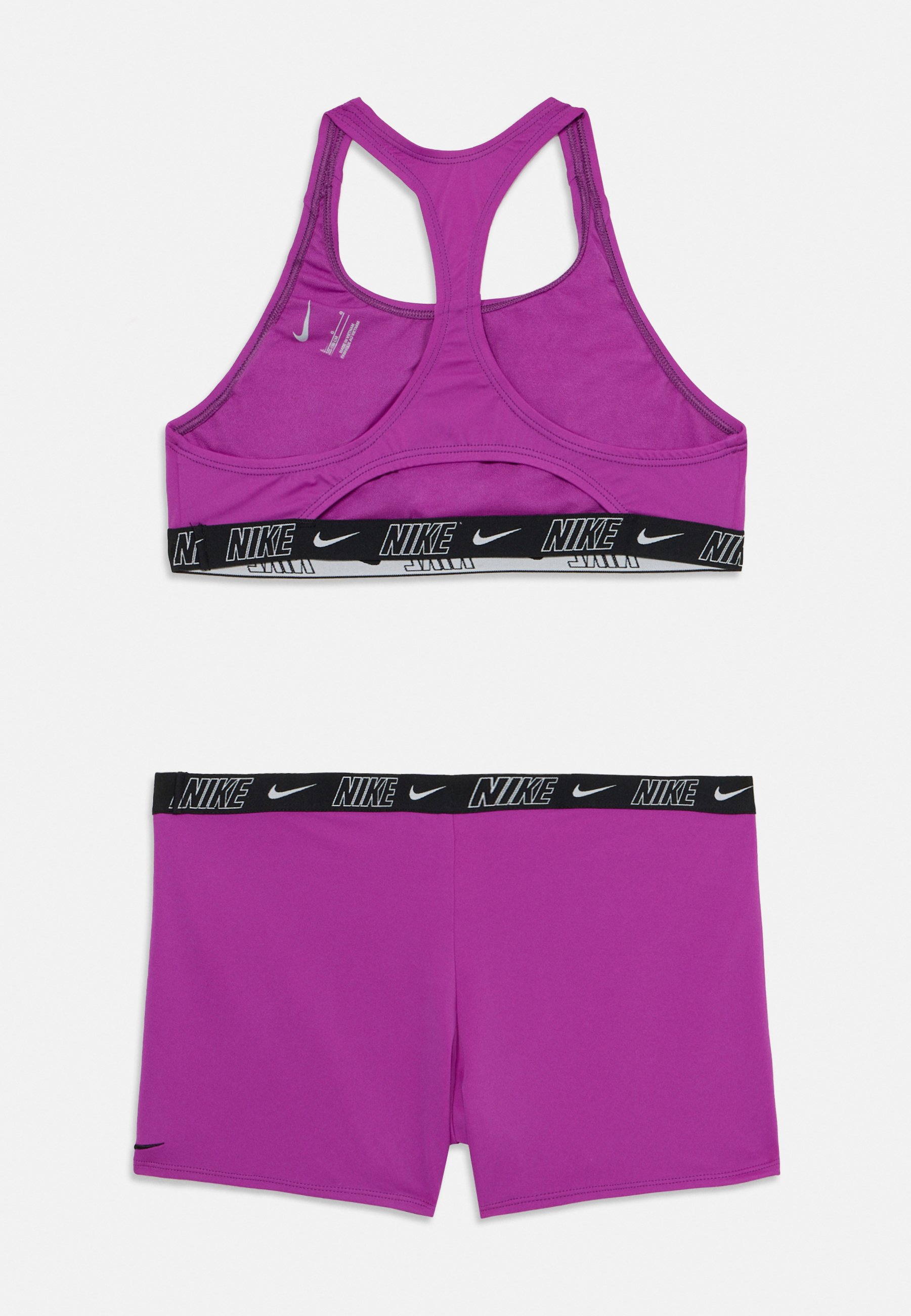 matching nike sports bra and shorts set