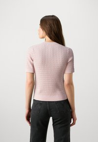 Tommy Hilfiger CABLE FINE - Svetrík - delicate pink