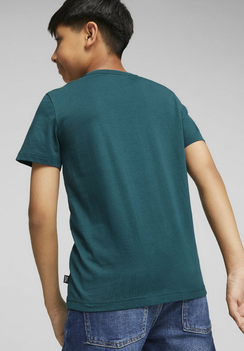 Puma COL LOGO TEE - Camiseta estampada - malachite