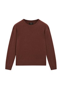 CREW NECK CASHMERE WITH LONG SLEEVES - Maglione - bordeaux