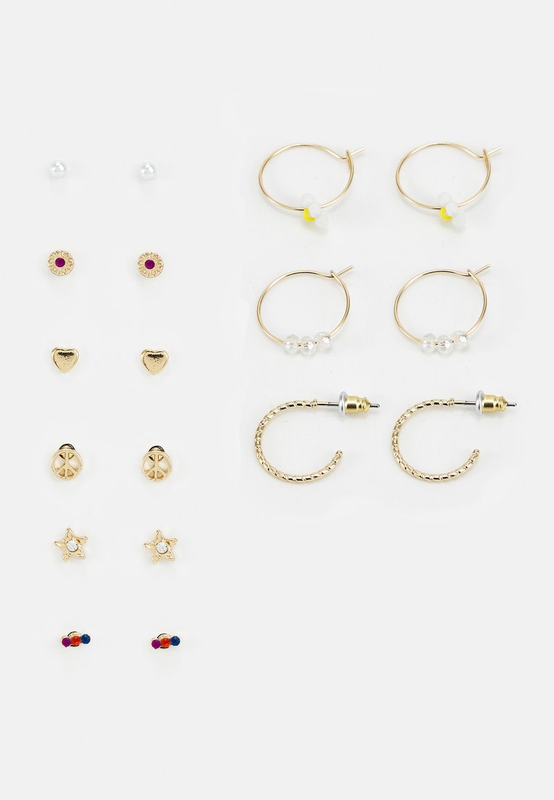 LIARS & LOVERS DAISY HOOP & STUD 9 PACK - Brincos - gold-coloured