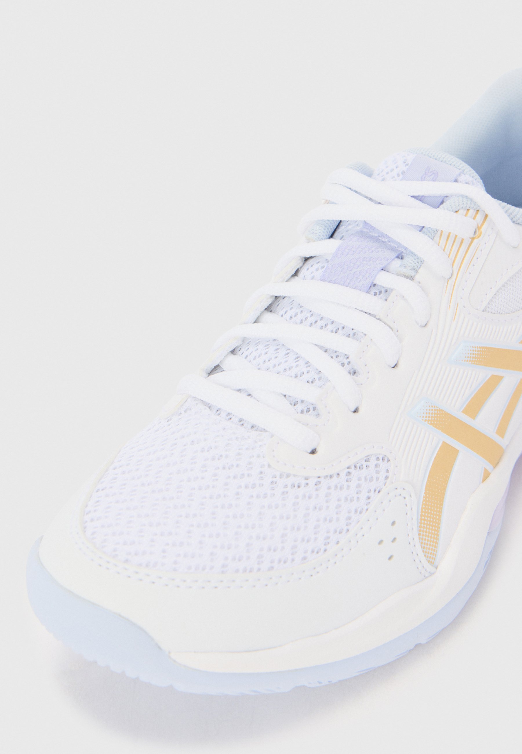 ASICS Volleyball shoes - white/champagne/white - Zalando.co.uk
