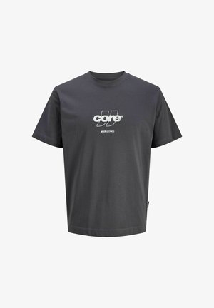 Jack & Jones, T- - Printtipaita - asphalt