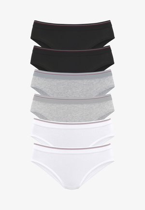 H.I.S Braguitas - grau-meliert + weiß + schwarz