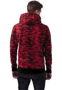 Urban Classics BOMBER  - Kapucni - red camo