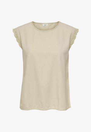 JDY, TOP JDYSAY TOP - Printtipaita - oatmeal
