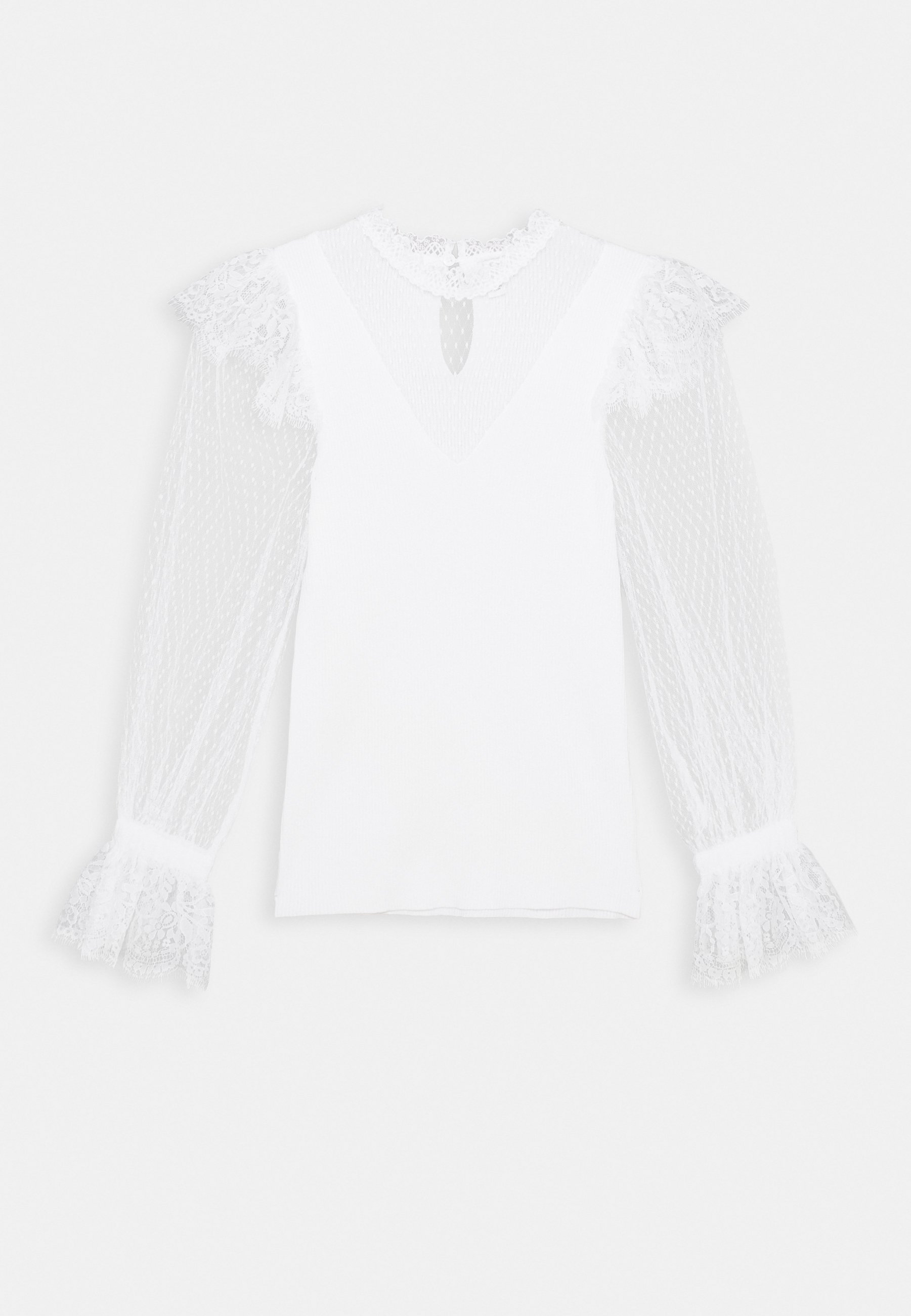 River Island Strikkegenser cream Zalando.no River Island Bukse cream Zalando.no