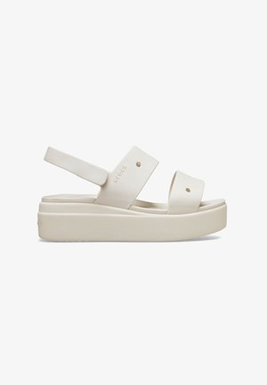 Wedge sandals - stucco