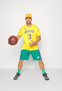 Nike Performance NBA LOS ANGELES LAKERS LEBRON JAMES TEE - Roupa de discoteca - amarillo/davis anthony