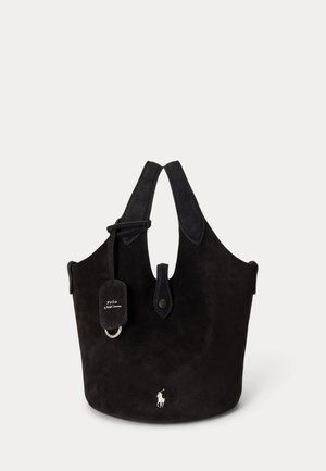 Polo Ralph Lauren, POLO PLAY SUEDE LARGE TOTE - Kandekott - black