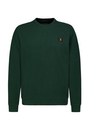 MIT MINI PRINT - Strickpullover - dark-green
