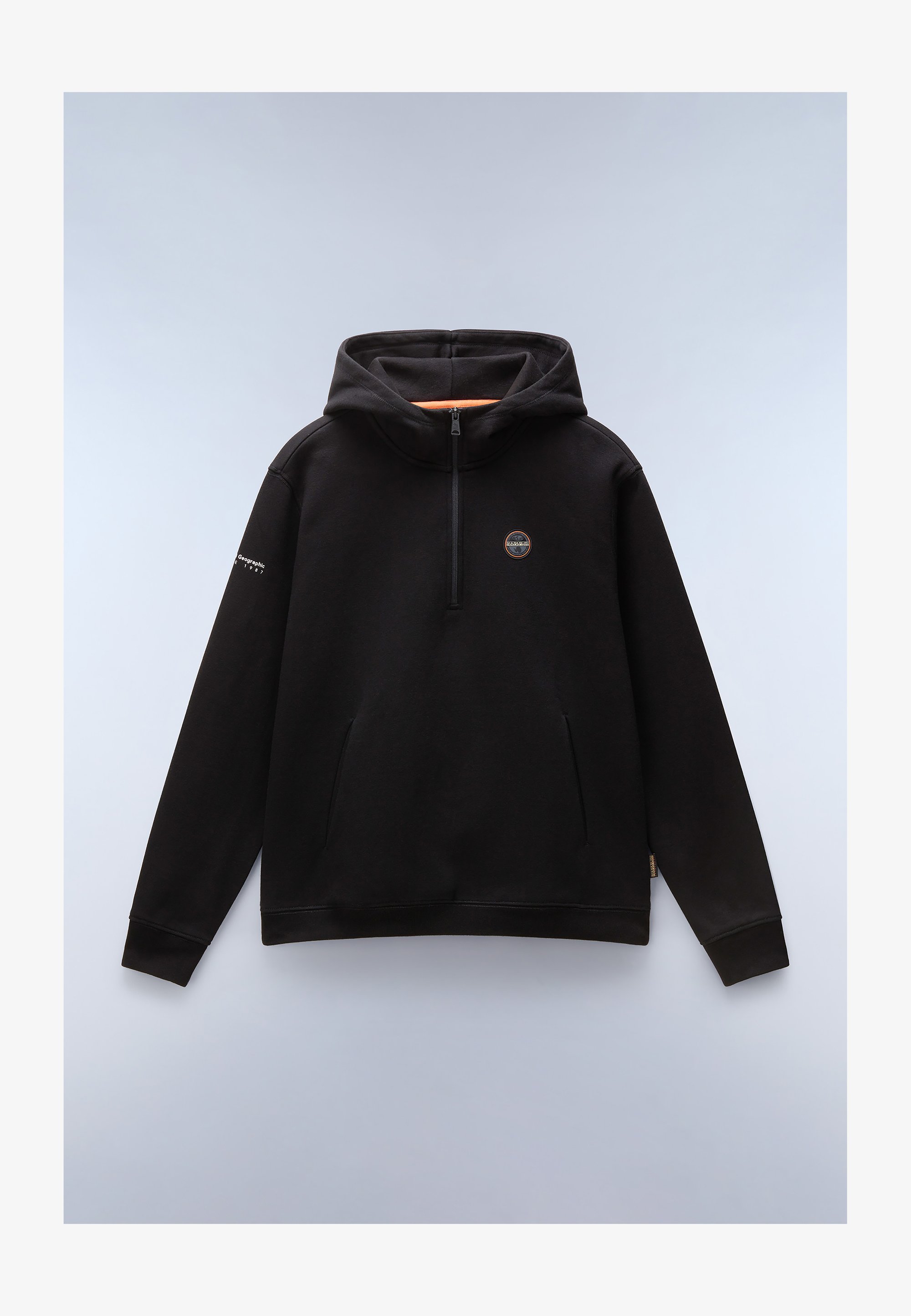 Napapijri BADGE Kapuzenpullover black/schwarz - Main Image