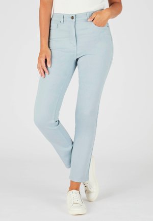 Damart 7/8ÈME TAILLE HAUTE PERFECT - Slim fit jeans - bleu grisé