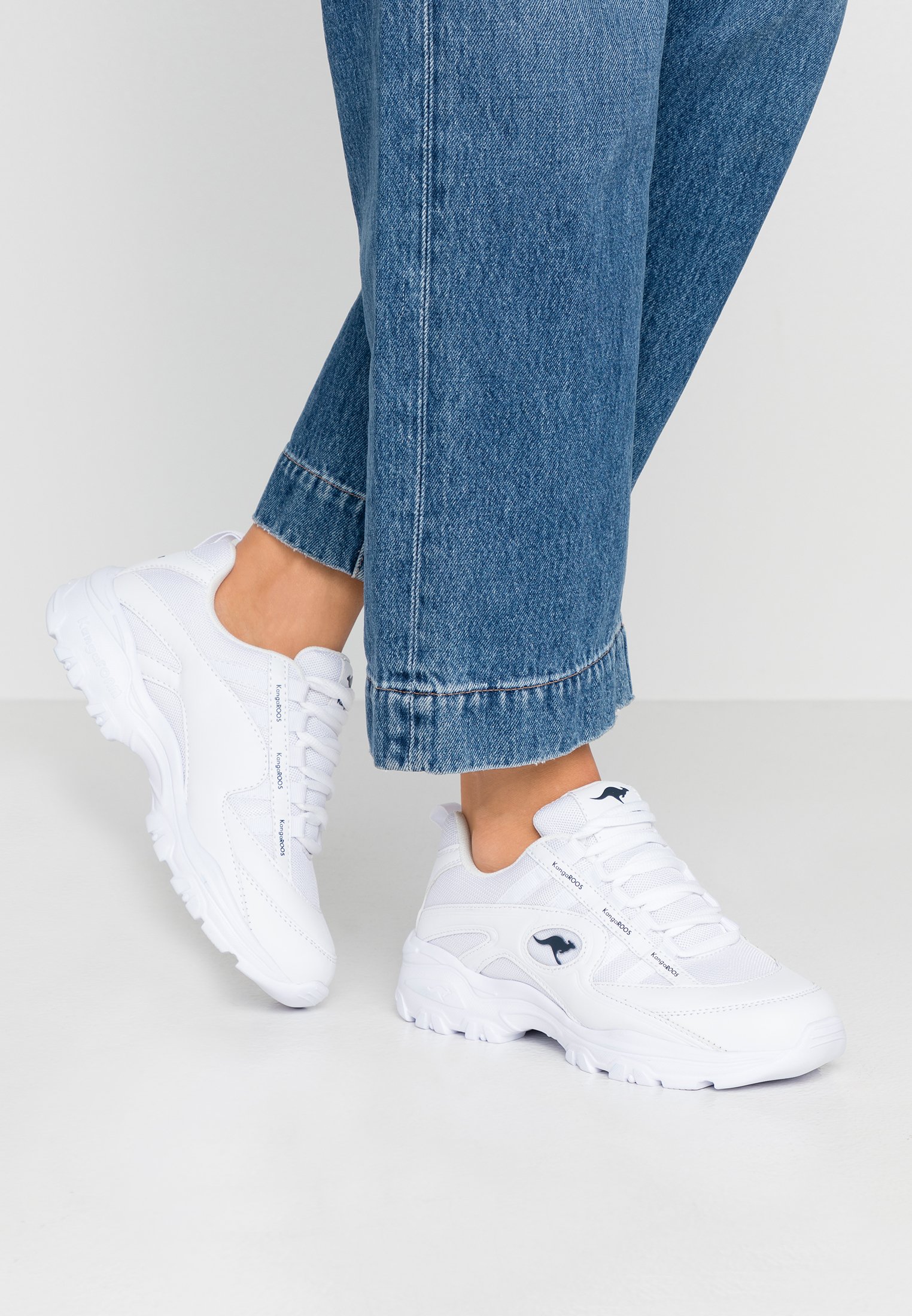KangaROOS KW-CHUNKY - Sneakers laag - white/wit - Zalando.nl