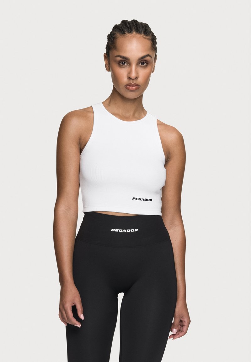 Pegador AYLA CROP - Top - white/black