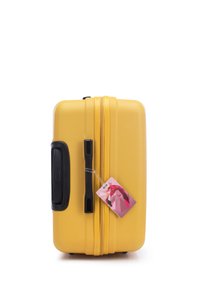 WITTCHEN LARGE SUITCASE WITH LUGGAGE TAG FROM ABS - Trolley - yellow