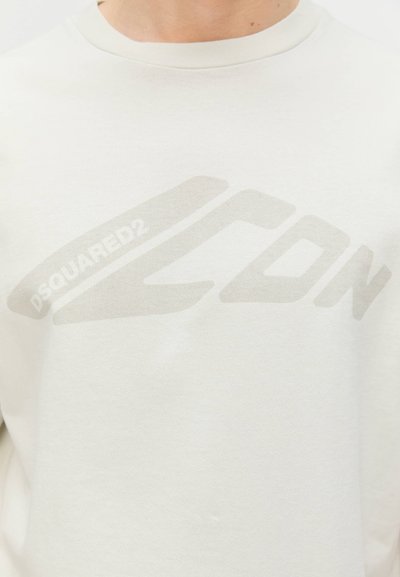 DSQUARED2 ICON LOOSE FIT TEE - T-shirts print - offwhite