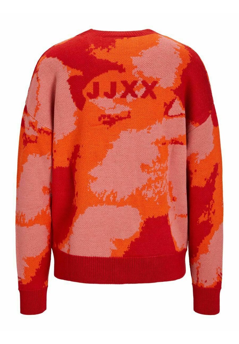 Damen Strickjacken | JJXX Strickpullover red orange/orange - VN65951 Damen Strickjacken | JJXX Strickpullover red orange/orange - VN65951