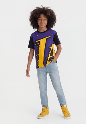 Nike Performance NBA LOS ANGELES LAKERS BOYS TEE UNISEX - Αθλητικό μπλουζάκι - black