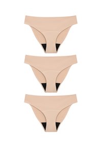 MyMonthlys PACK OF 3 MEDIUM FLOW SEAMLESS - Period underwear - beige