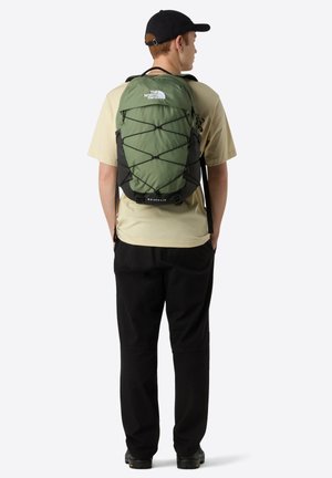 BOREALIS CAMPRINT - Hiking rucksack - bark mist tnf black